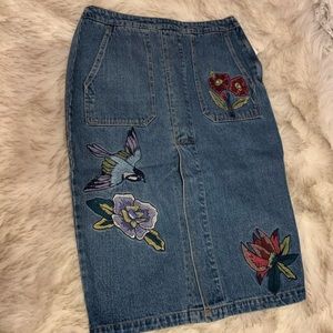 NEW❗️Honey Punch one of a kind denim skirt